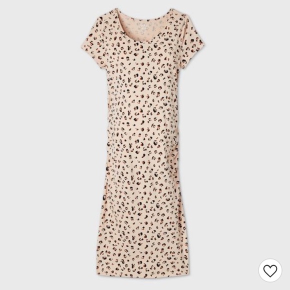 Isabel Maternity by Ingrid & Isabel Dresses & Skirts - Isabel Maternity Short Sleeve Pink Dress